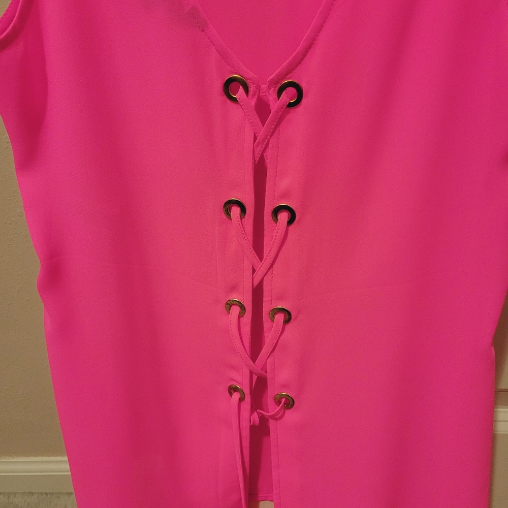 Pink Express Tank Top - Picture 3 of 4